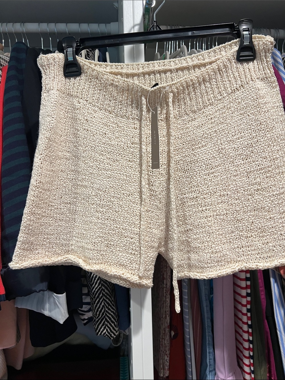 J.Crew Cozy Knit Cream Women’s Lounge Shorts